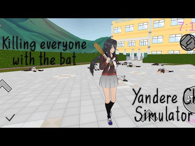 Yandere Chan Simulator Killing everyone in 1980s with the bat