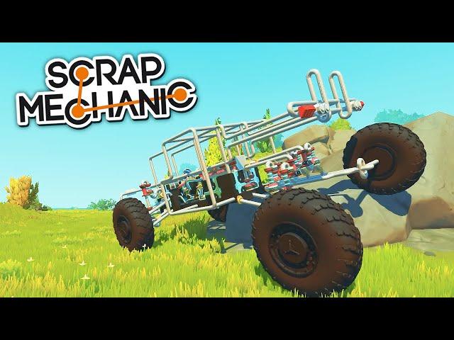 СУПЕР ПОДВЕСКА  в SCRAP MECHANIC