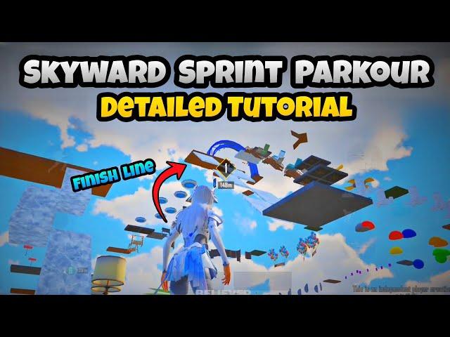 HOW TO COMPLETE SKYWARD SPRINT PARKOUR BGMI FAST  | BGMI NEW WOW MODE | BGMI NEW UPDATE