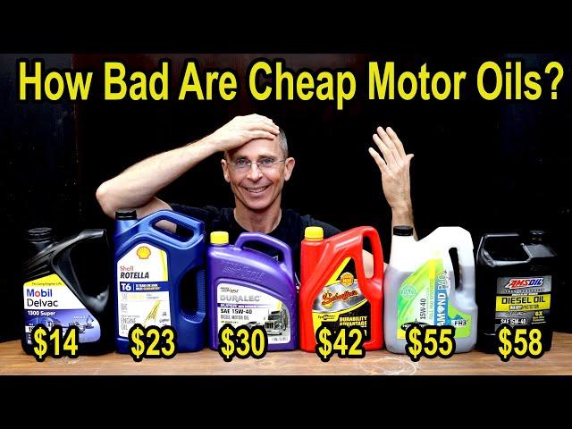 How Bad Are Cheap "Diesel" Motor Oils? $14 vs $58