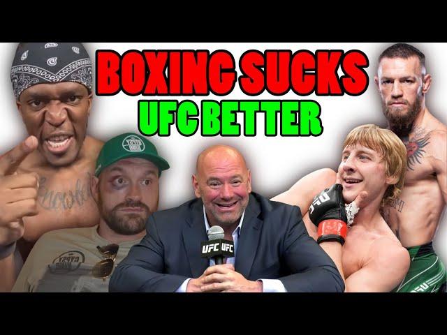 Why boxing sucks and UFC is so much better