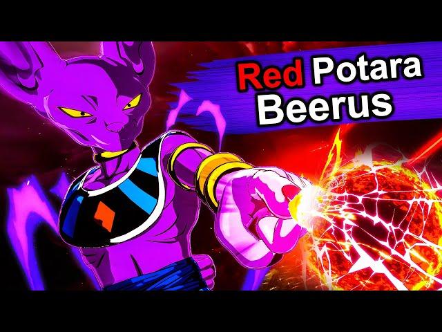 Red Potara Beerus ONESHOTS In Dragon Ball Sparking Zero