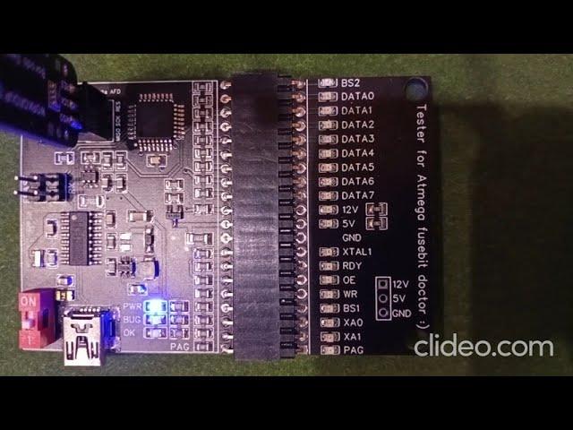 Test AVR Atmega fusebit doctor