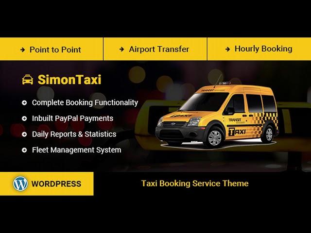 SimonTaxi - Taxi Booking WordPress Theme | Themeforest Website Templates and Themes