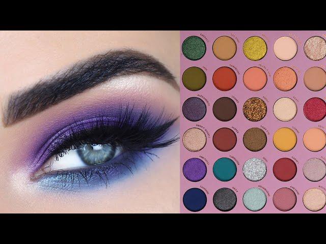 ColourPop x Kathleen Lights So Jaded Palette | Purple & Blue Eyeshadow Tutorial