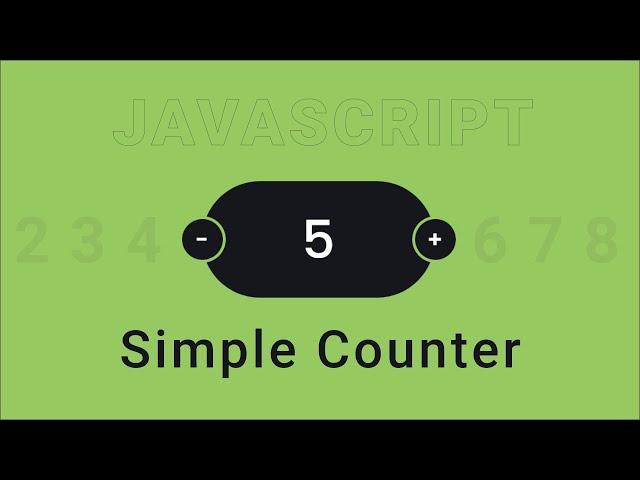 Simple JavaScript Counter