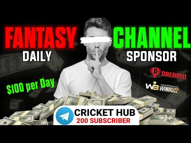 $100/Day with Fantasy Telegram Channels | Fantasy Channels Sponsorship Earning 2024 | Daily Sponsor