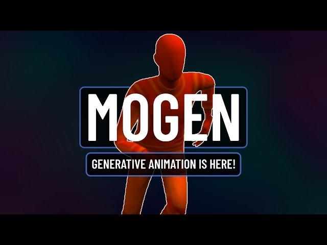 MoGen - 3D Animation Generative AI For Everyone Is Now Here! 