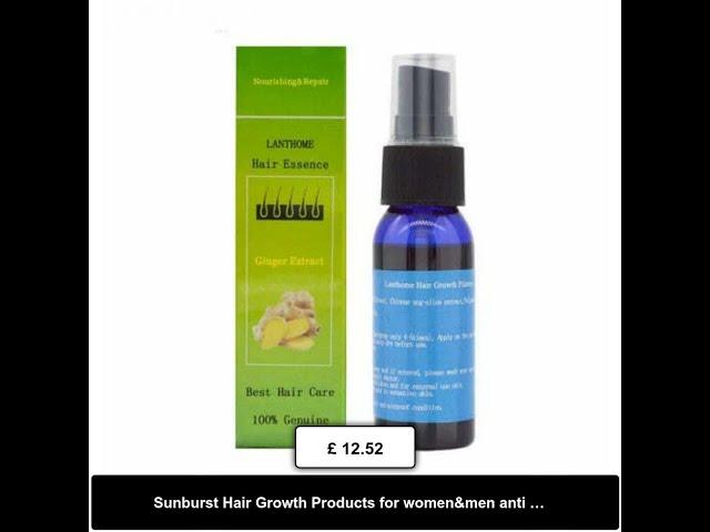 Sunburst Hair Growth Products for women&men anti hair loss products Alopecia Baldness beard oil g...
