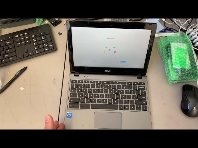 How to reset and power wash acer chrome book C720