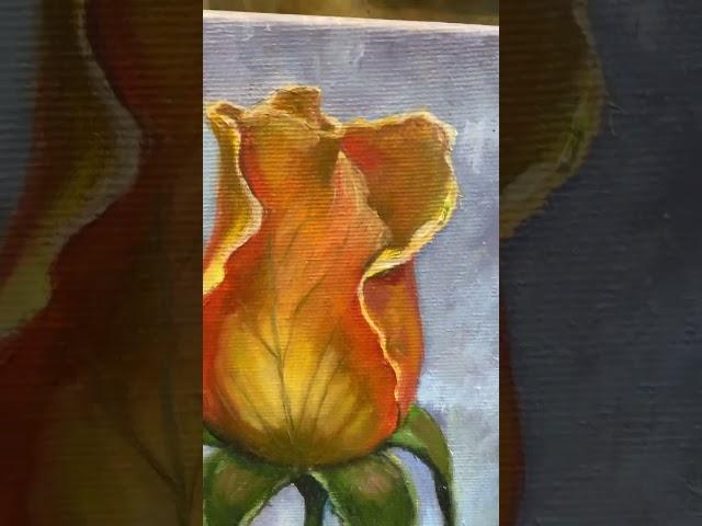 Rose Oil Painting #artclass #painting #decoration #art #oilpainting #flowers #arttutorial #rose