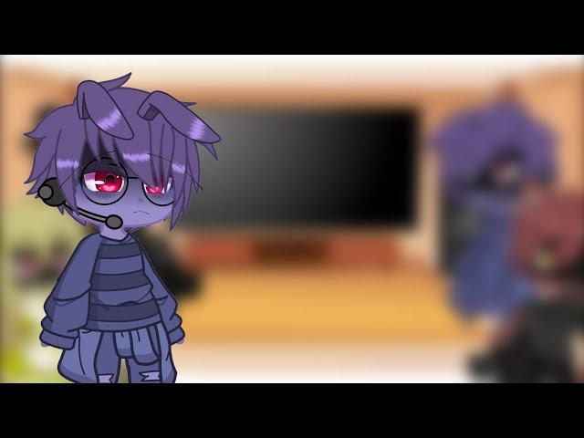 fnaf 1 react to sister location memes ||gacha club||