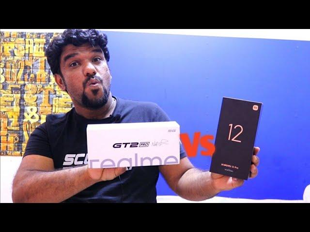 Xiaomi 12 Pro Side By Realme Gt 2 Pro. Flagship 2022 By Xiaomi And Realme