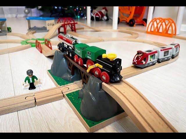 Деревянная железная дорога BRIO - Собираем и играем вместе [ОБЗОР]