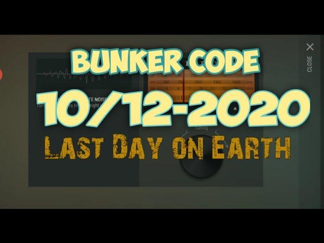 LDoE Bunker Alfa code 10/12-2020  - Last Day on Earth Vault Door code - Copy Cat LDoE bunker Code