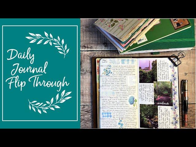 Daily Journal Flip Through | Travelers Notebook & My Other Journals