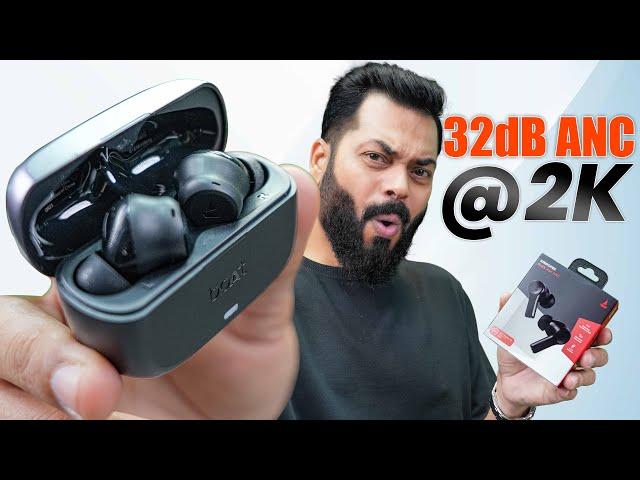 boAt Airdopes Flex 454 ANC Unboxing & First Look32dB ANC, Smart TWS @Rs.1999?!