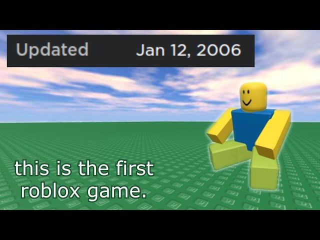 what actually is the first ROBLOX game?