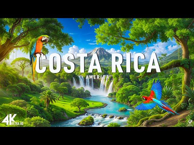 FLYING OVER COSTA RICA (4K UHD) - Relaxing Music Along With Beautiful Nature Videos - 4K Video Ultra