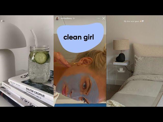 clean girl aesthetic tiktoks