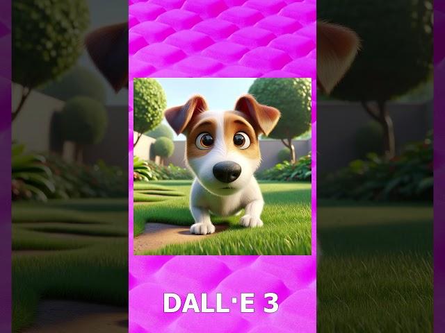 AI Pixar art: Midjourney vs DALL-E 3 - Same prompt