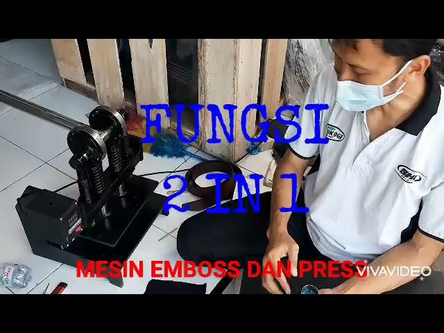 mesin emboss dan press manual dwi fungsi bisa dipesan custom