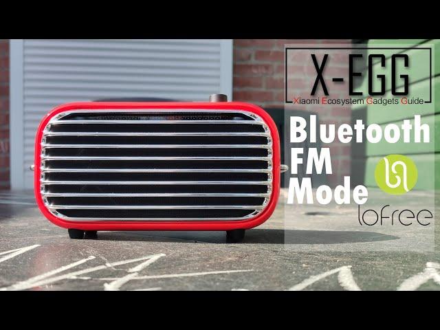 LoFree Poison Speaker Bluetooth Mode & FM Mode test