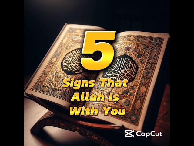 5 Signs That Allah Is With You #allah #shorts #islamic #ytshorts #vlog