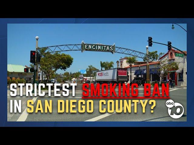 Encinitas considers one of the strictest public smoking bans in California