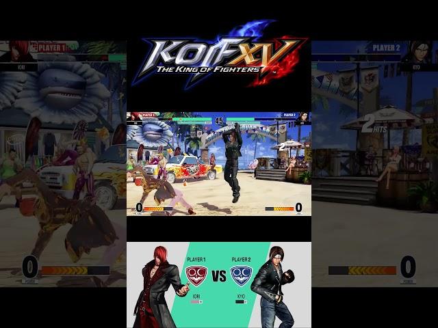 The King of Fighters XV - Iori VS Kyo #fightinggames #kofxv #fgc