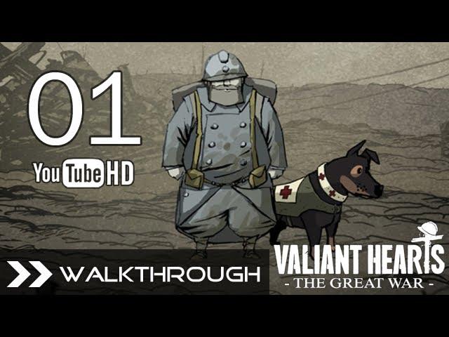 Valiant Hearts: The Great War Gameplay Walkthrough - Part 1 (Chapter 1: Dark Clouds) No Commentary