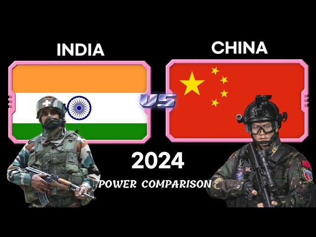 India vs China Military Power Comparison 2024 | China vs India Military Power 2024