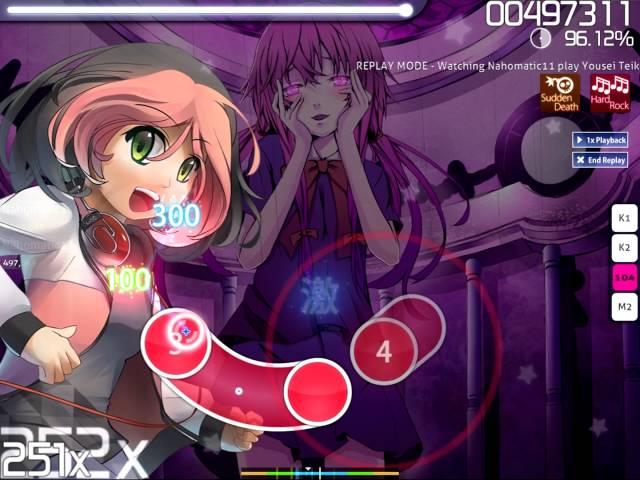 [osu!] Yousei Teikoku - Kuusou Mesorogiwi (Nahomatic11) [HR, SD]