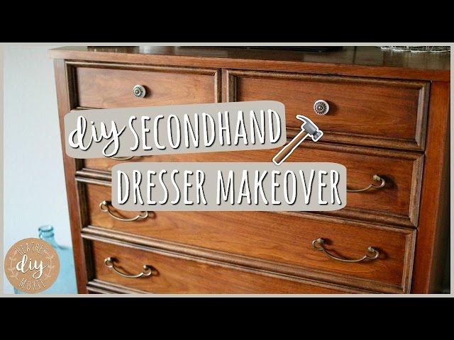 DIY Bedroom Furniture?! Secondhand Dresser Makeover