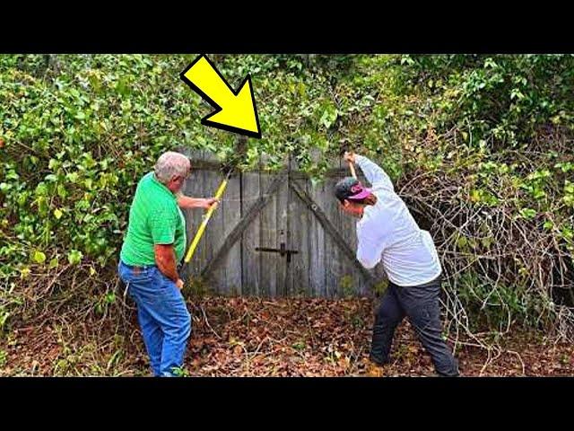 Grandchildren discovered their grandfather's abandoned garage and found something amazing inside!