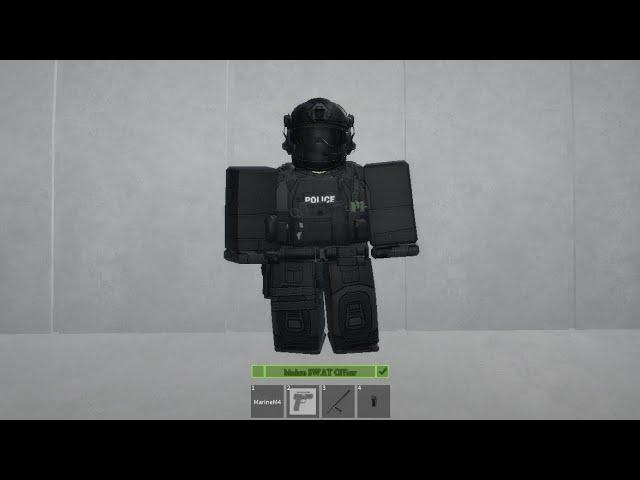 Roblox Modern SWAT Officer (Avatar Build)