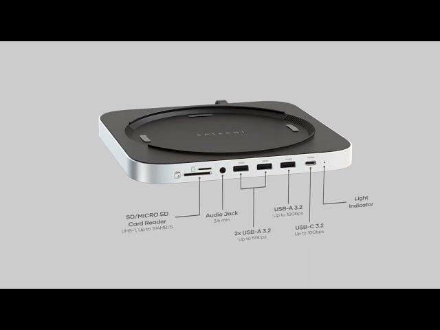 Satechi Stand & Hub with NVMe SSD for Mac Mini/Studio