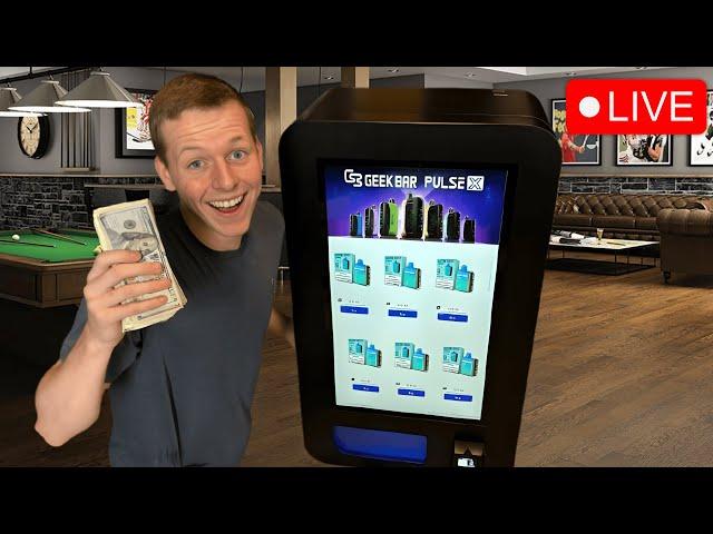 I Bought a VAPE Vending Machine (LIVE)