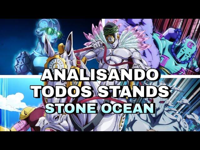 ANALISANDO TODOS STANDS DE STONE OCEAN