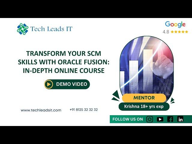 Oracle Fusion SCM Online Training Demo @ 02-01-2025