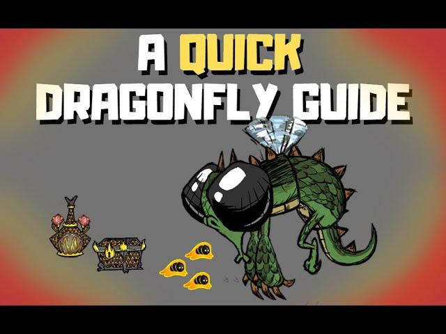 DRAGONFLY GUIDE DONT STARVE TOGETHER - How to kite & kill the Dragonfly Boss in DST