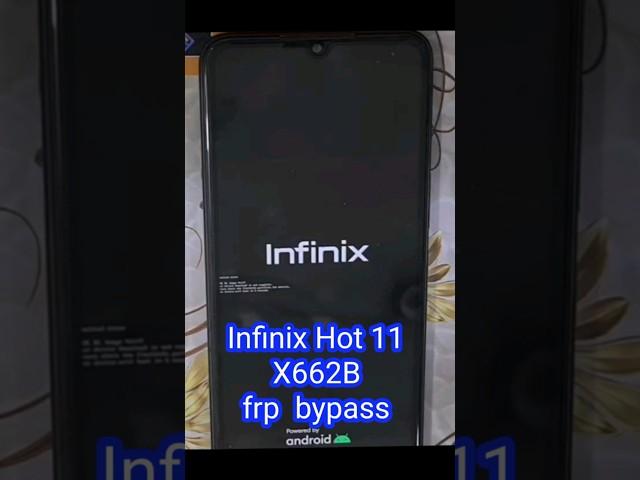 Infinix hot 11 X662B frp bypass