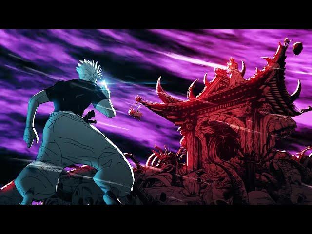 JJK Whole Fight Fan Animation Gojo vs Sukuna「Yeat - VVV」[EDIT/AMV]