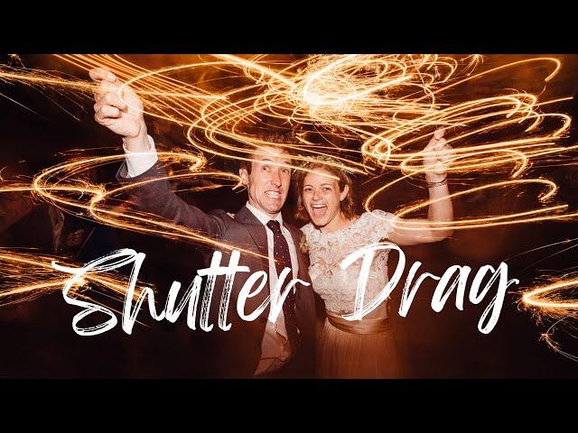 Dance floor flash photography - shutter drag at weddings