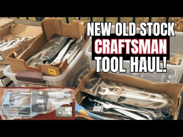 Massive! Vintage New Old Stock Craftsman Tool Haul - NOS Estate Sale Auction