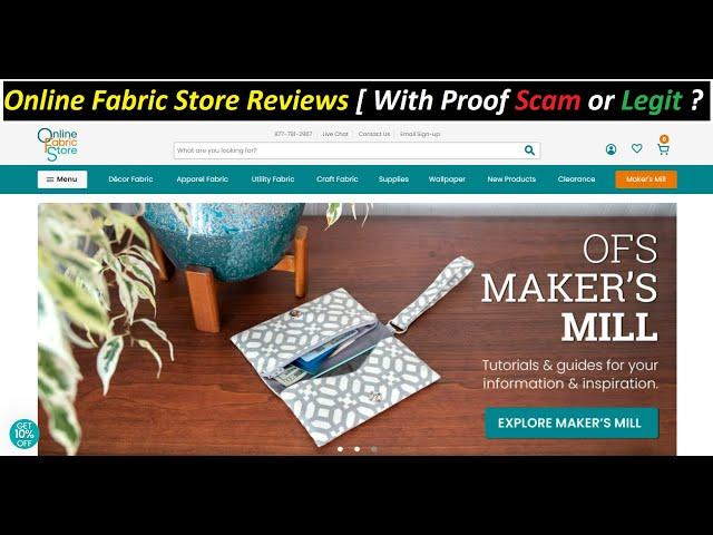 Online Fabric Store Reviews [ With Proof Scam or Legit ? ] OnlineFabricStore Com Reviews