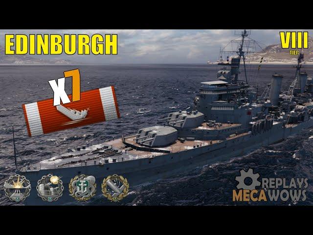 Edinburgh 7 Kills & 174k Damage | World of Warships Gameplay