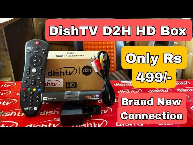 Dishtv D2H Hd box | 499/- rs only | Brand new hd box offer 2024 | #dishtv