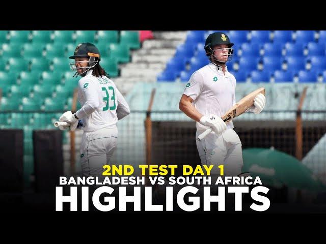 Full Highlights | Bangladesh vs South Africa | 2nd Test Day 1 | M3H1K