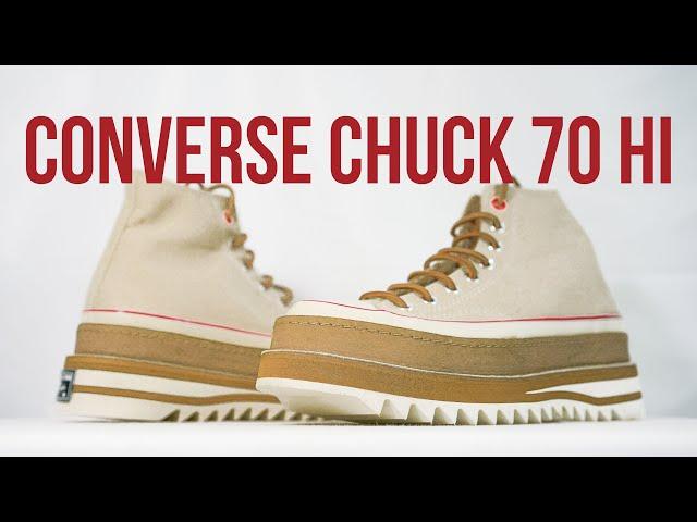 CONVERSE CHUCK 70 CANVAS LTD HI TREK (egret): Unboxing, review & on feet